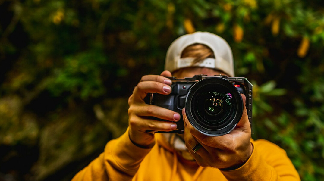 person taking photo